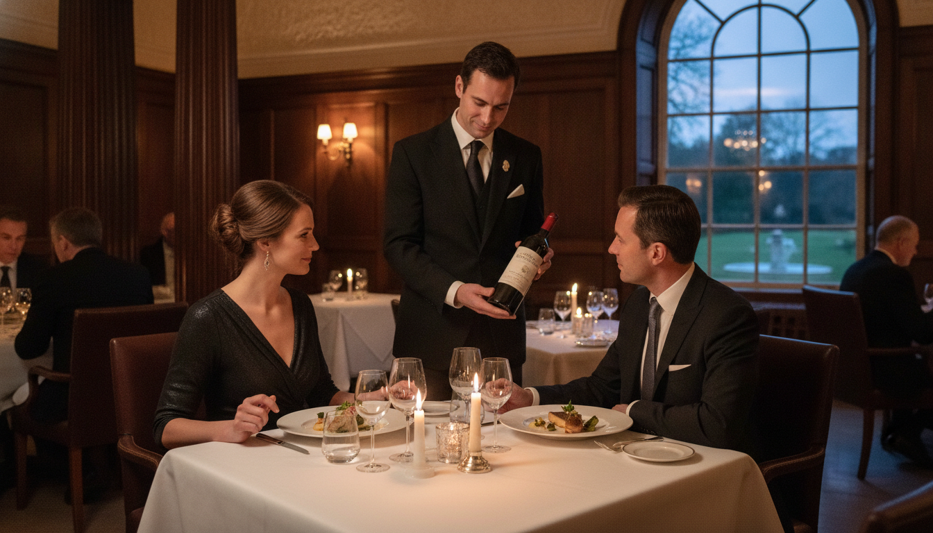 Country house hotel behaviour: what wealthy dates expect